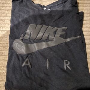 Nike Air black on black short sleeve tee